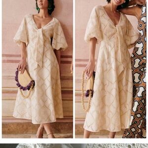 ISO Sezane Alma Dress Ecru